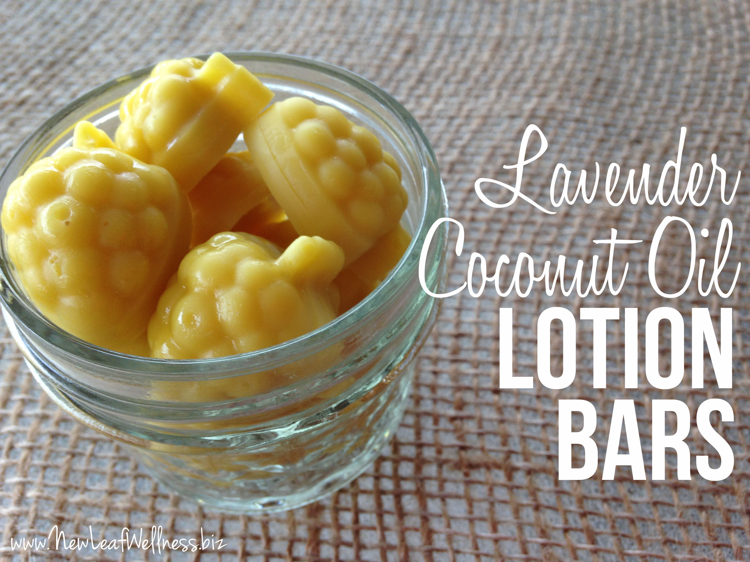 Homemade lavender coconut oil lotion bars – New Leaf Wellness