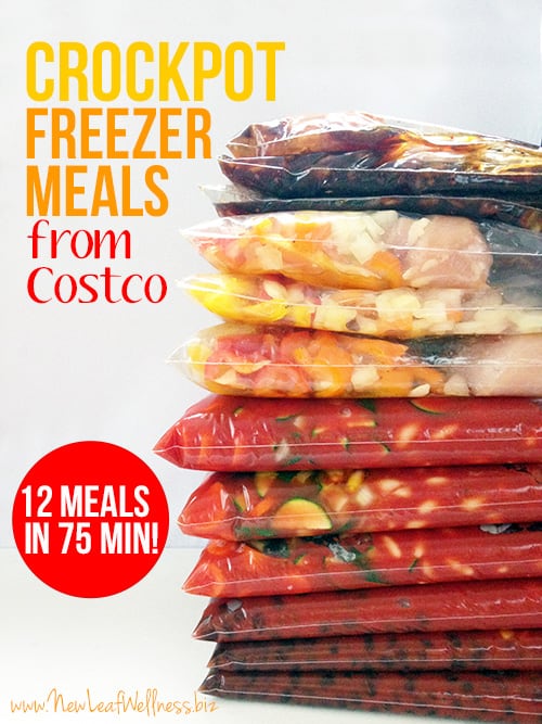 Crockpot Freezer Meals from Costco